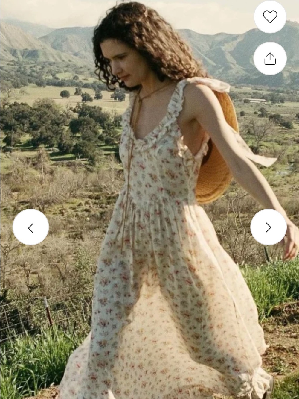 Doen Ondine Dress Tuileries Bloom Size M - Picture 2 of 6